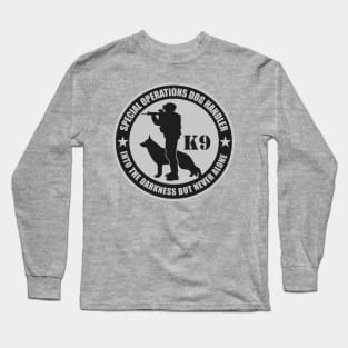 Special Operations Dog Handler Long Sleeve T-Shirt